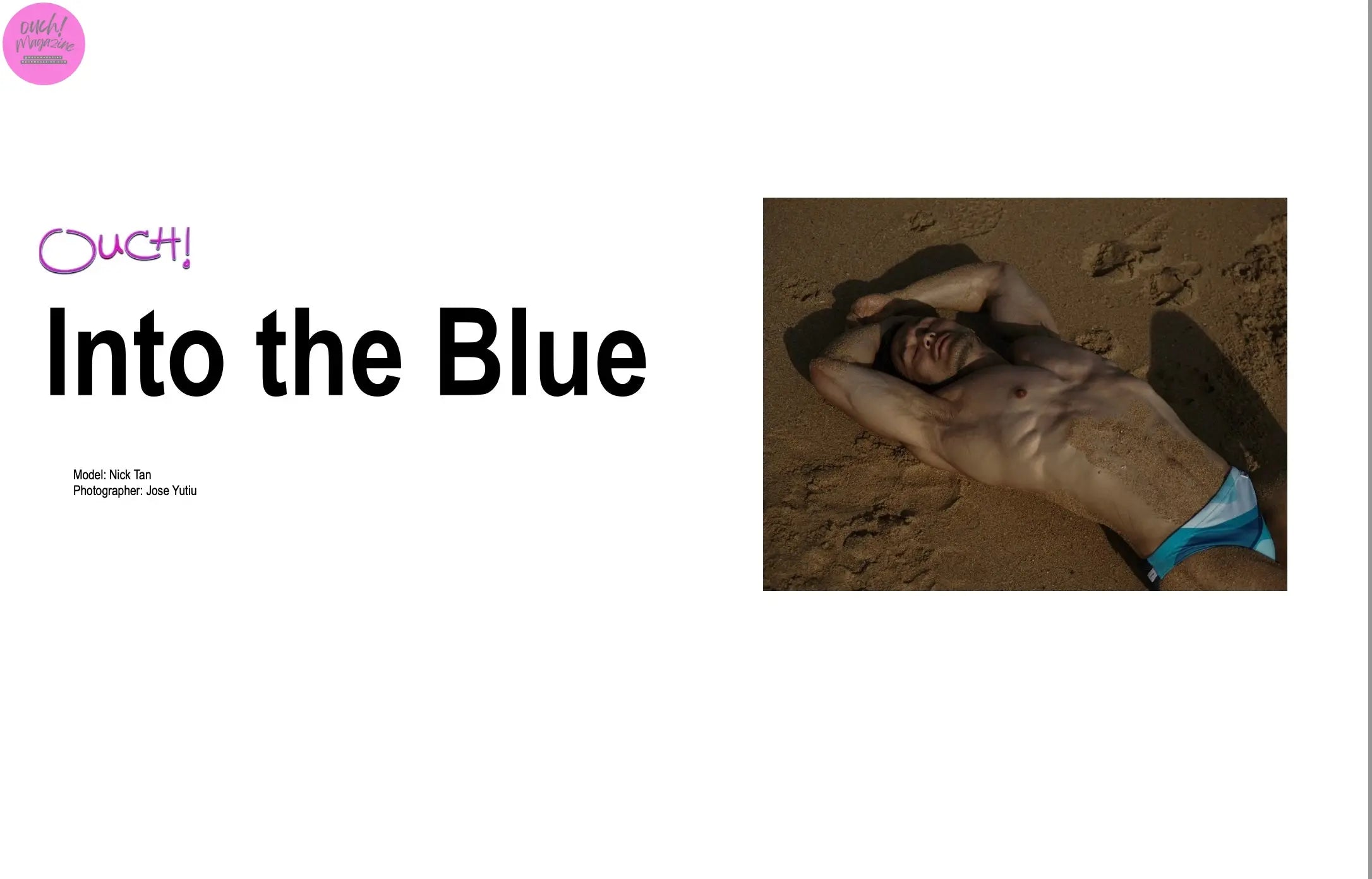 Into the Blue OUCH! MAGAZINE