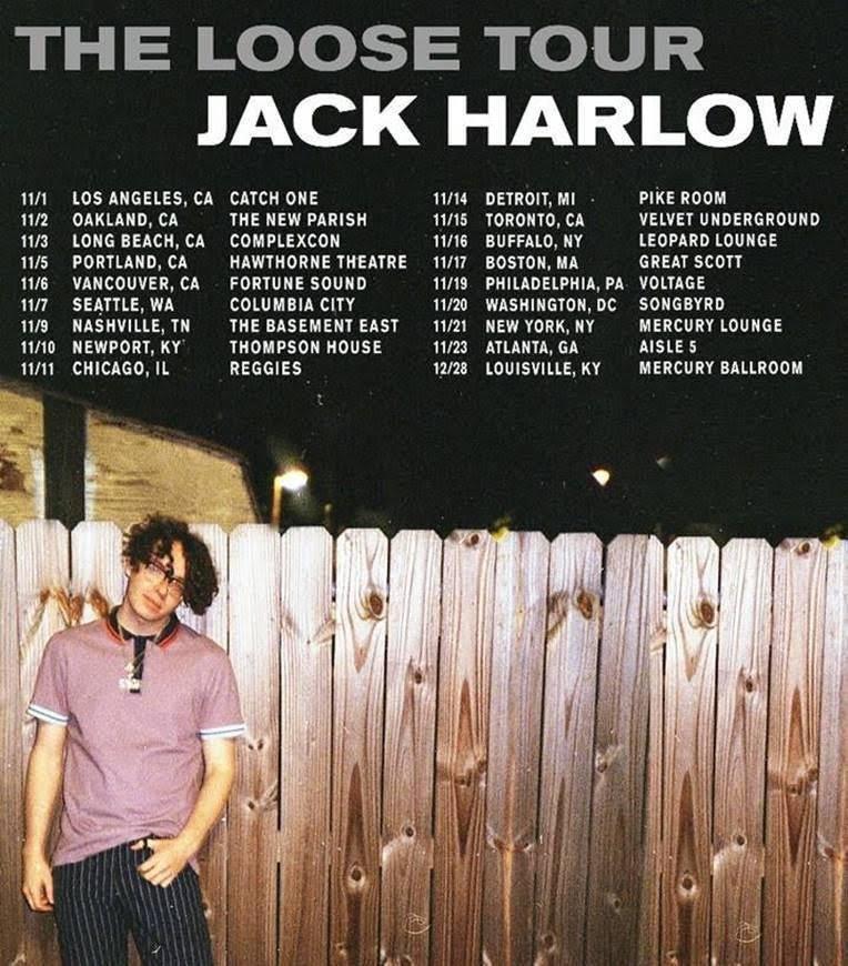 JACK HARLOW ANNOUNCES FALL TOUR, “THE LOOSE TOUR