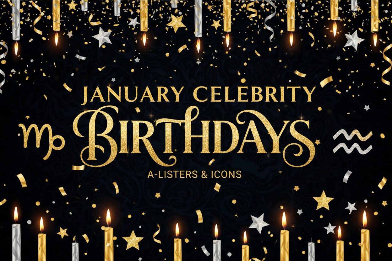 January Celebrity Birthdays