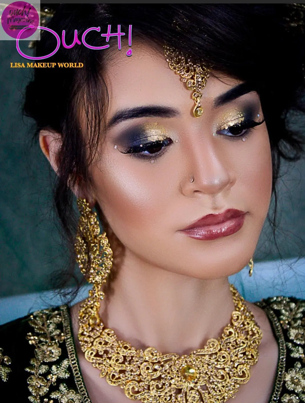 Lisa MakeUp World " GOLDEN" OUCH! MAGAZINE