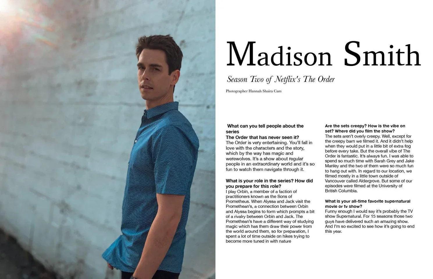 Madison Smith Season Two of Netflix's The Order
