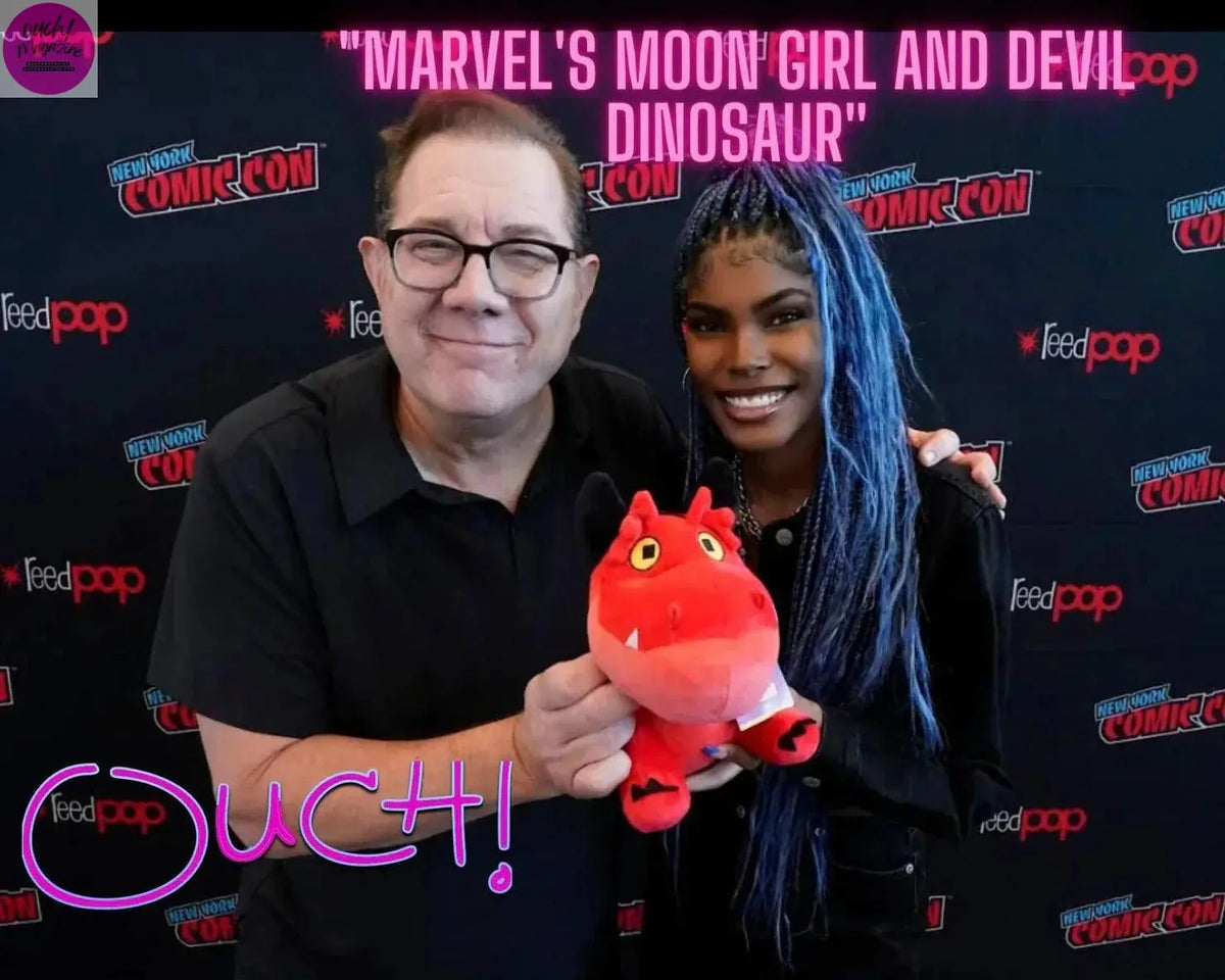 MARVEL'S MOON GIRL AND DEVIL DINOSAUR CAST (AND RAPHAEL SAADIQ) TOOK OVER NYCC - OUCH! MAGAZINE 