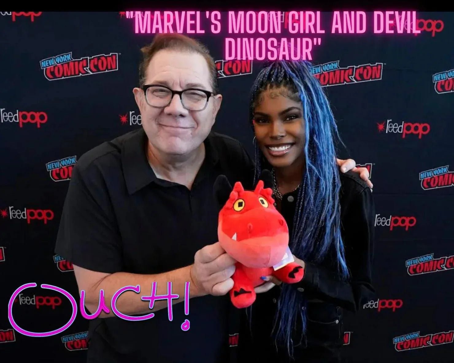 MARVEL'S MOON GIRL AND DEVIL DINOSAUR CAST (AND RAPHAEL SAADIQ) TOOK OVER NYCC - OUCH! MAGAZINE 