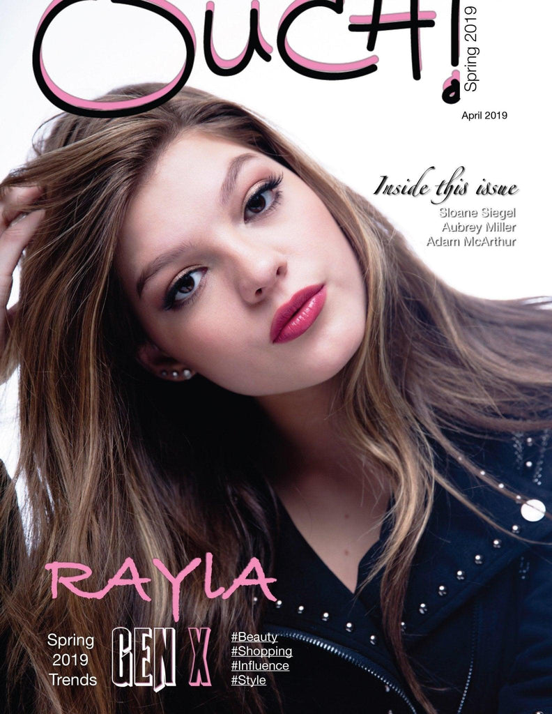 Music Artist Rayla covers Ouch Magazine GenX issue
