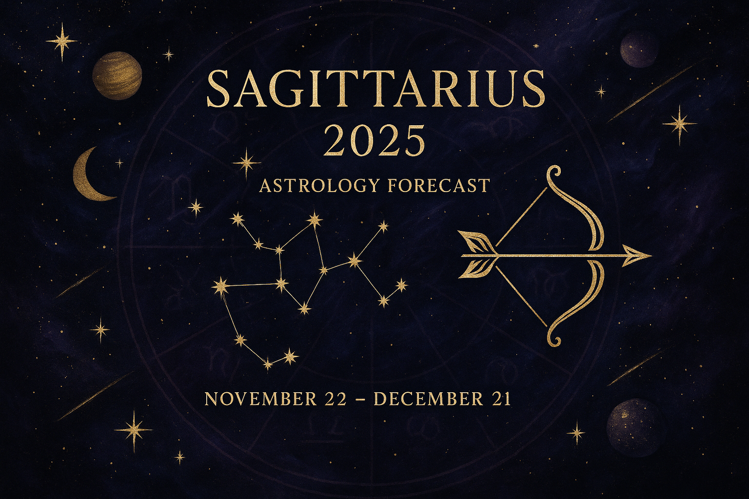 Sagittarius 2025 Astrology Forecast (Nov 22 – Dec 21)