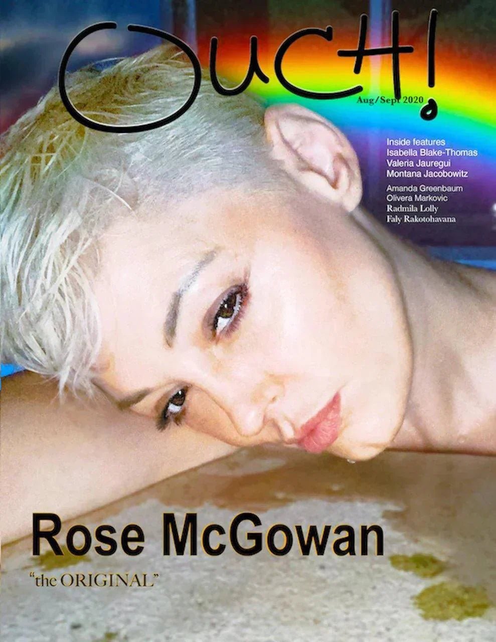 Singer, Actor, Activist, Author ,and Producer Rose McGowan - OUCH! MAGAZINE 