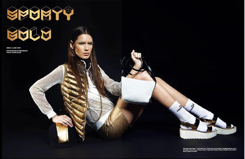 Sporty Gold - Ouch! Magazine : Fashion Entertainment Blog and Publication