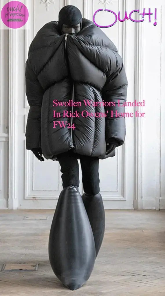 Swollen Warriors Landed In Rick Owens' Home for FW24