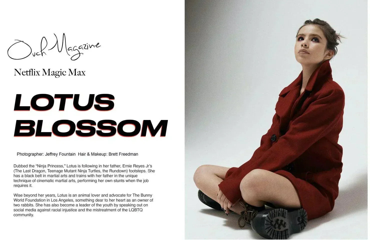 Under 21 ones to Watch LOTUS BLOSSOM