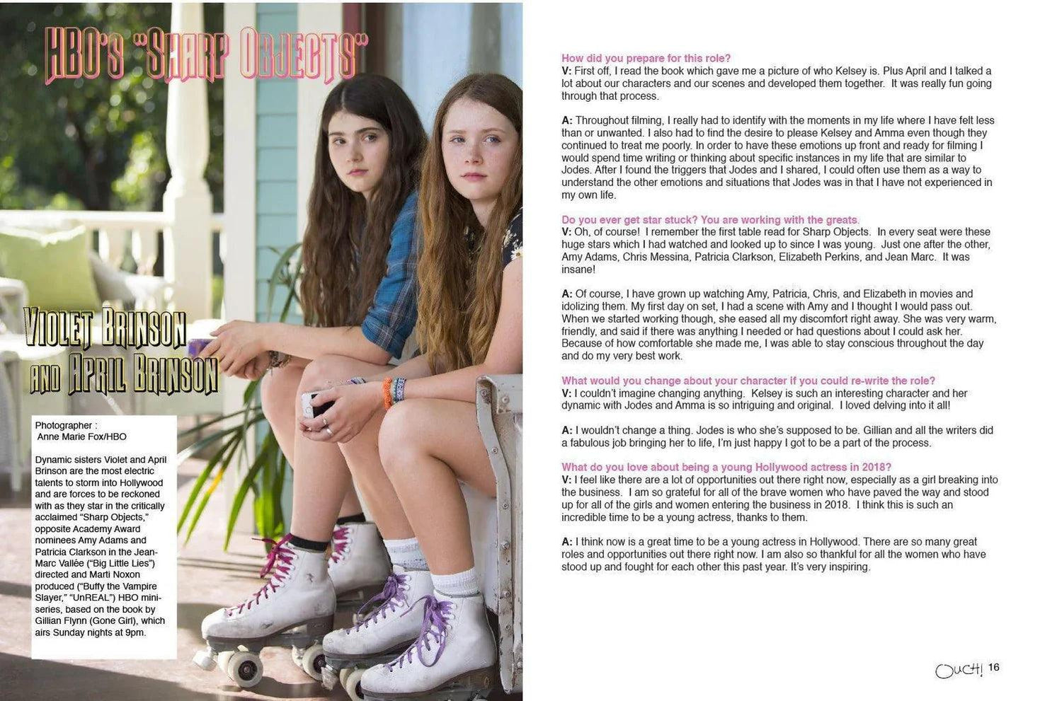 Violet and April Brinson Stars of HBO's "Sharp Objects"