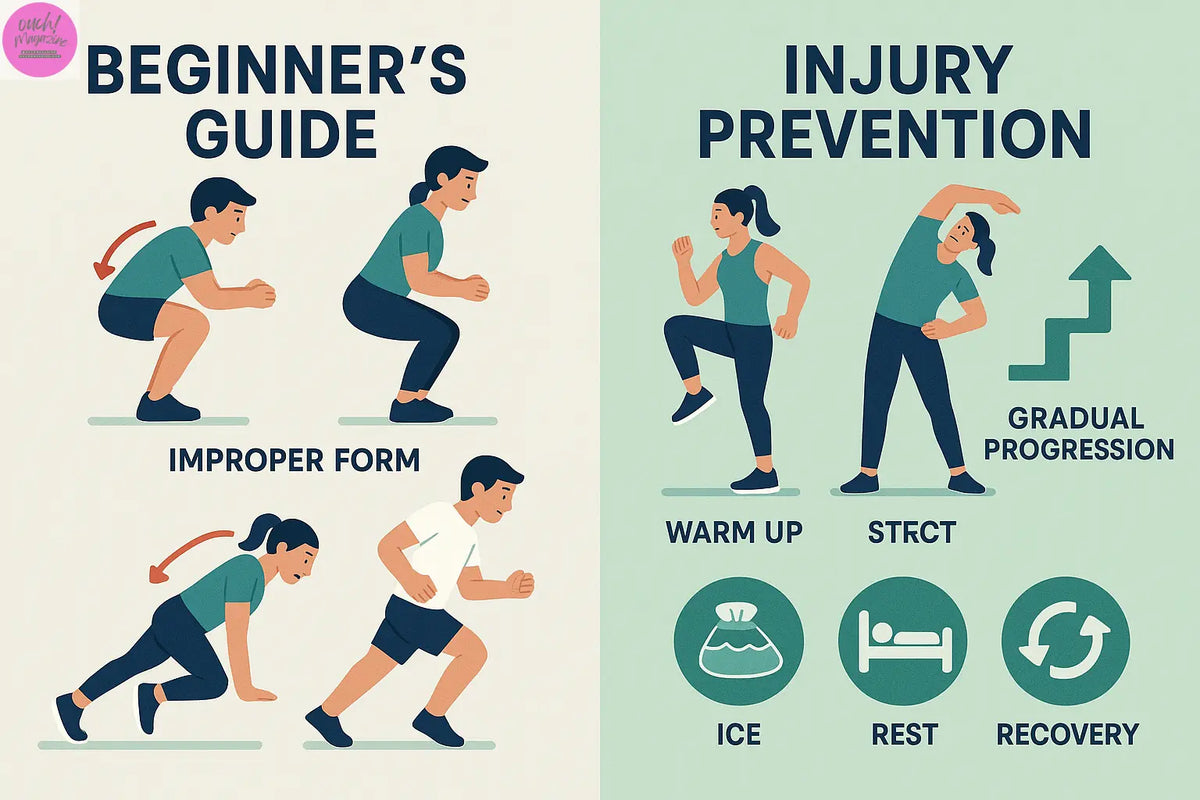 What Every Beginner Needs to Know About Their First Exercise Injury - OUCH! MAGAZINE