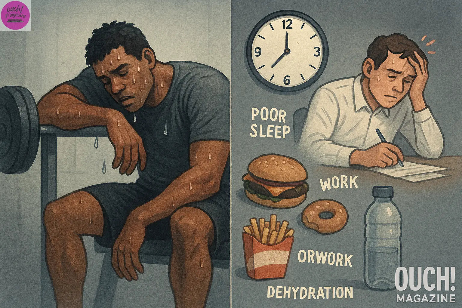 Why You Can't Recover From Your Workouts - OUCH! MAGAZINE