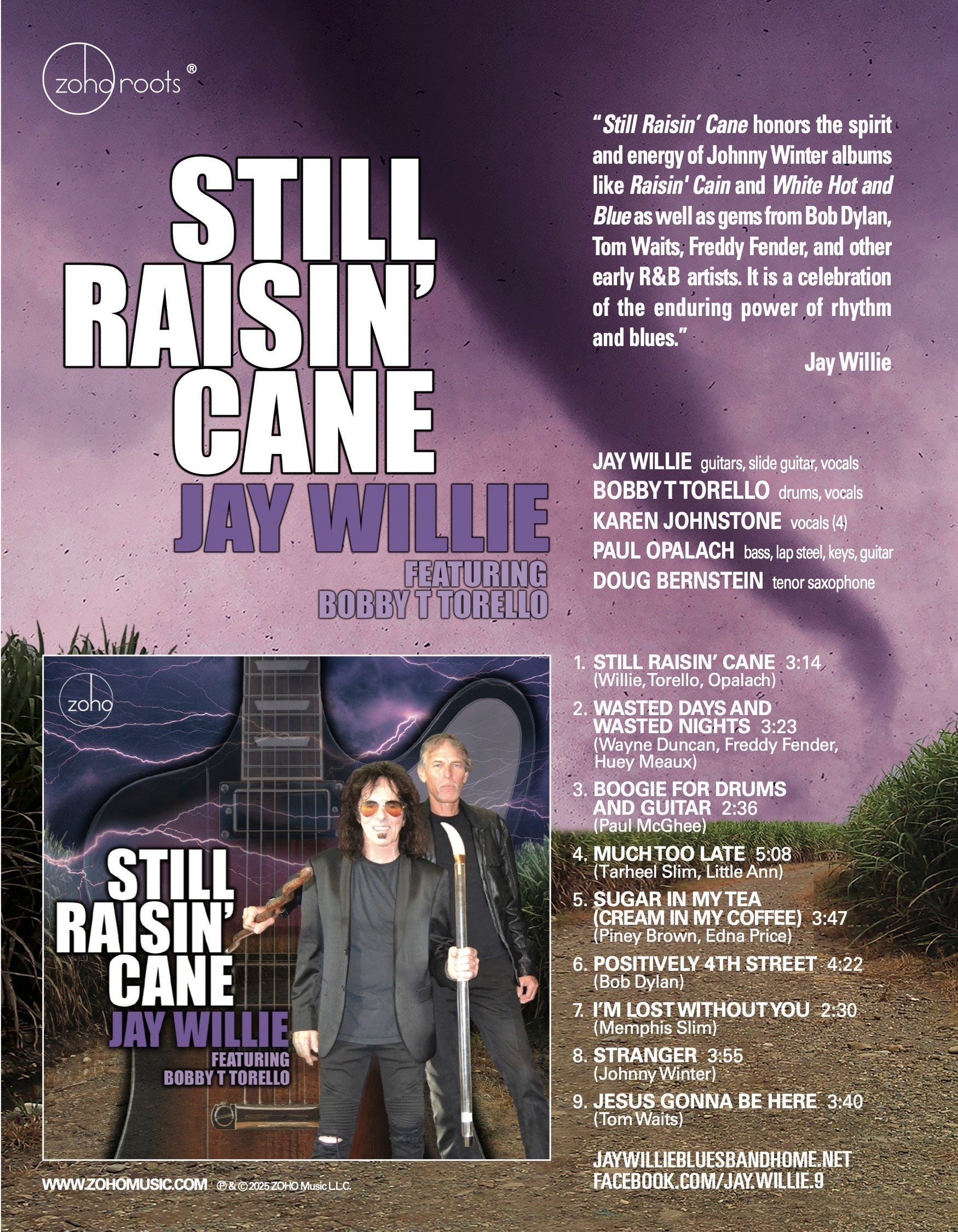 Indie Talent Profiles: Still Rasin Cane Jay Wille featuring  Bobby T.Torello 