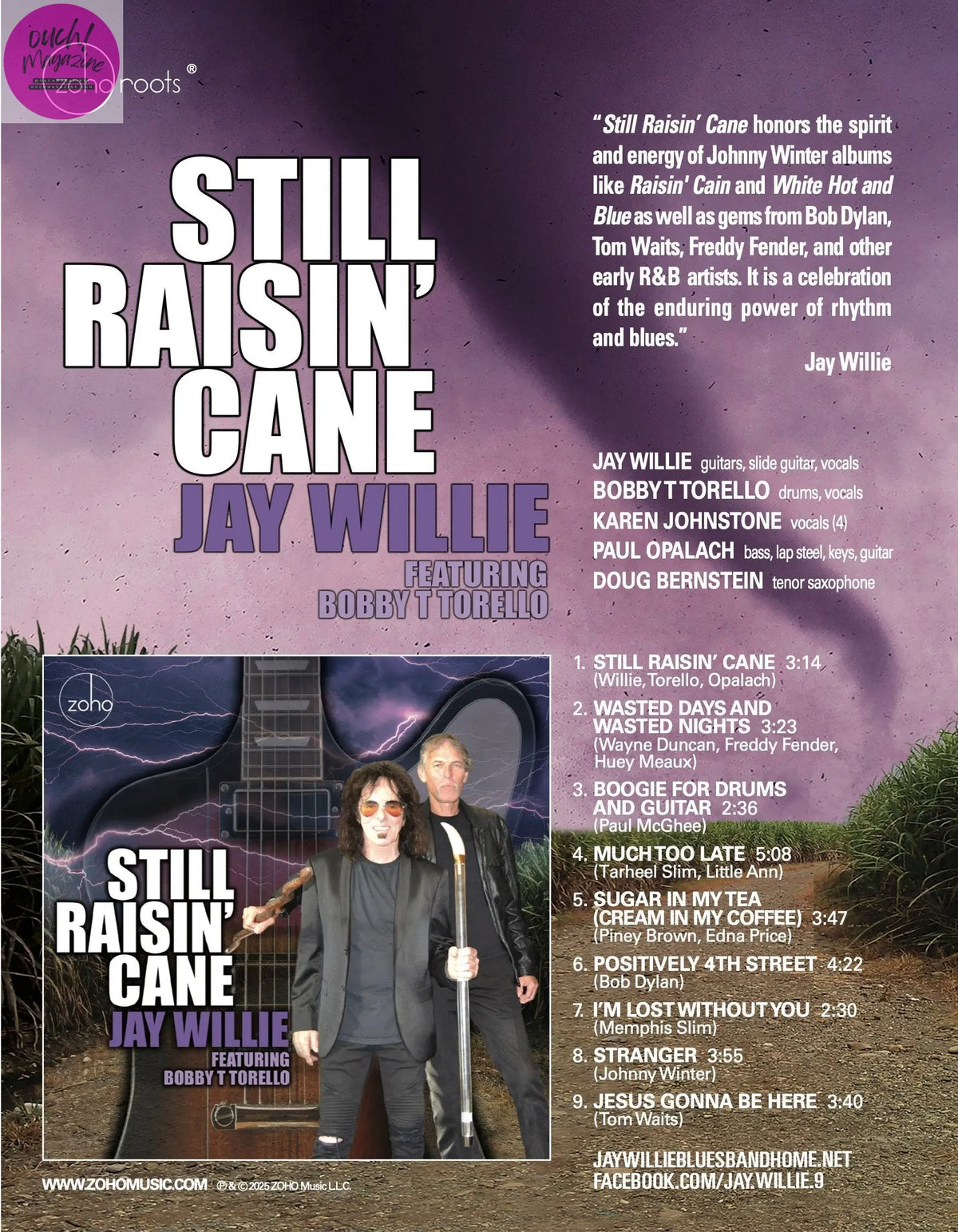 Indie Talent Profiles: Still Rasin Cane Jay Wille featuring  Bobby T.Torello 